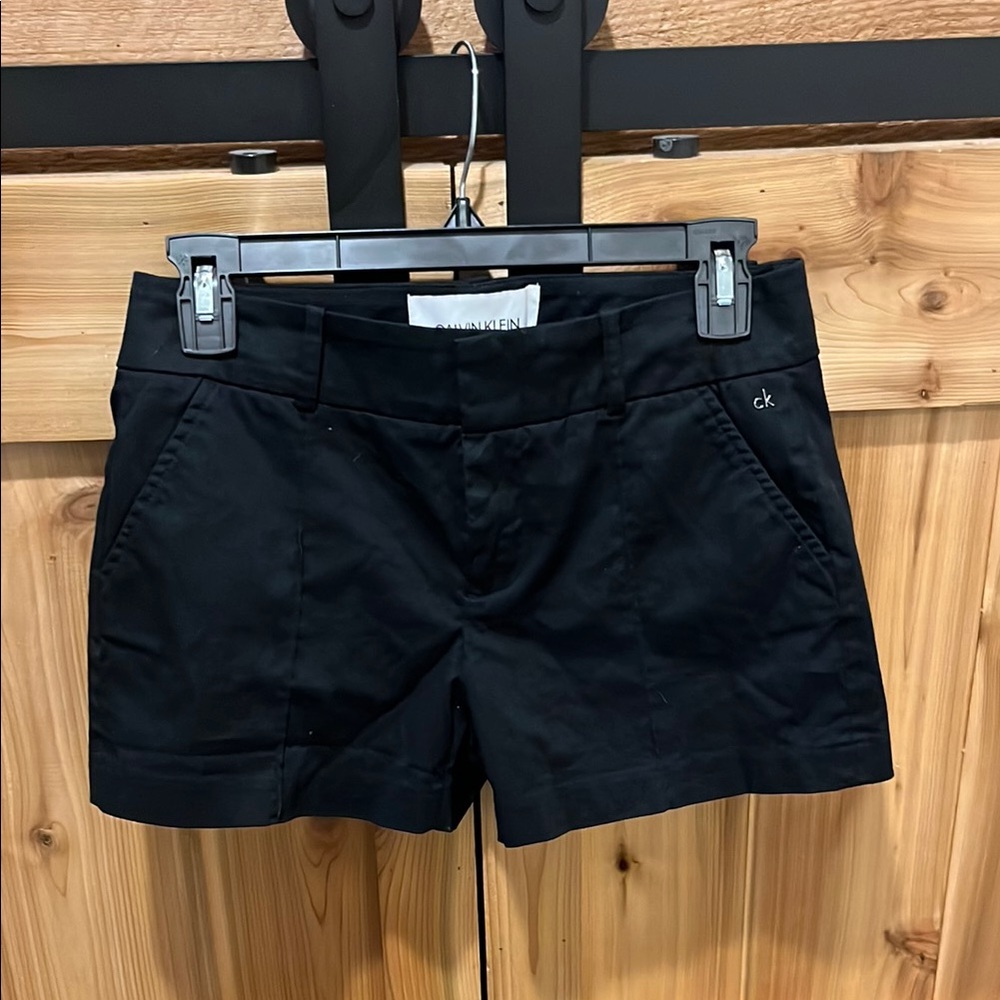 Calvin Klein Women's Black High Waist Shorts